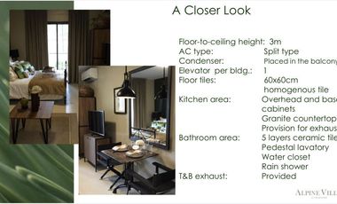 Condo in Tagaytay for sale