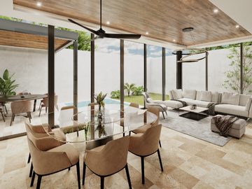 LENORA, PRIVADA RESIDENCIAL EN TEMOZON NORTE, 14 CASAS DE LUJO.