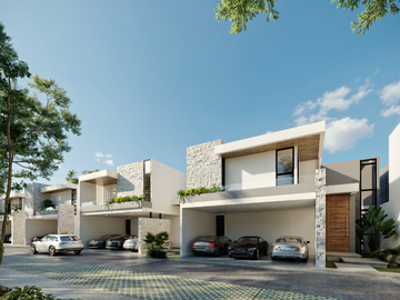 LENORA, PRIVADA RESIDENCIAL EN TEMOZON NORTE, 14 CASAS DE LUJO.