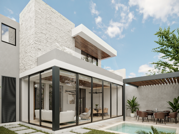 LENORA, PRIVADA RESIDENCIAL EN TEMOZON NORTE, 14 CASAS DE LUJO.
