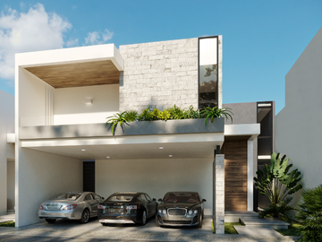 LENORA, PRIVADA RESIDENCIAL EN TEMOZON NORTE, 14 CASAS DE LUJO.