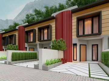promo rumah villa type 50 dengan kolam renang di kota batu