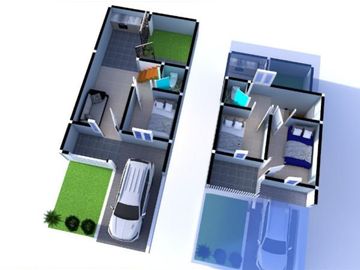 Rumah Murah Pamulang 2 Lantai Harga 1 Lantai Bebas Rubah Dalam Free Desain