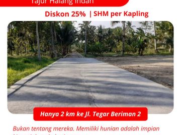 Raih Diskon Cash 25% Kavling Tajurhalang, 10 Menit Tol Borr