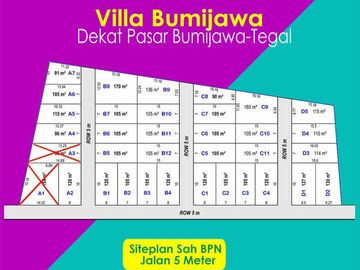Cuma 50 Jt-an Tanah Dijual 5 Menit SMK N 1 Bumijawa Tegal
