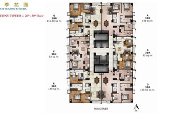 3BEDROOM FOR SALE IN FOUR SEASON RIVIERA BINONDO