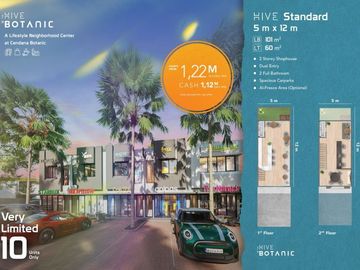 Ruko Keren Hive Botanic Lokasi Terdepan di Lippo Karawaci