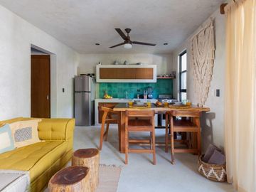 BOHO CHIC Condo en Suk-Ha 1BR ground floor TULUM