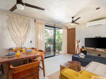 BOHO CHIC Condo en Suk-Ha 1BR ground floor TULUM