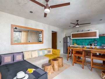 BOHO CHIC Condo en Suk-Ha 1BR ground floor TULUM