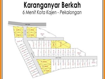 Tanah Dekat Alun-Alun Kajen Pekalongan, SHM Pekarangan, Harga 45 Jt-an