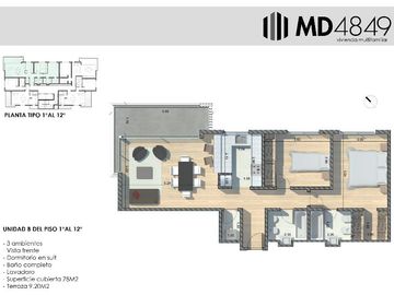 Departamento en venta en Berazategui Este