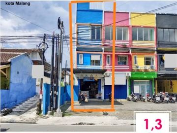 Ruko 3 Lantai Luas 52 di Raya Sulfat kota Malang _ 271.20