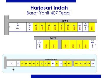 Kavling Barat Pasar Banjaran Adiwerna Tegal, SHM: Harga Promo