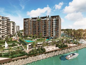 Departamento de Lujo frenta al mar de 146.9 m2 en la costa de Merida Yucatan
