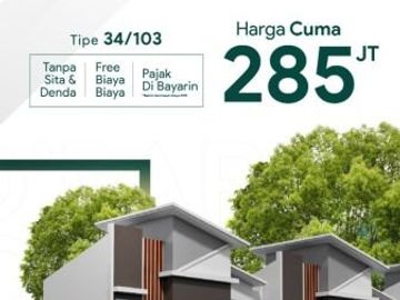 CICILAN TERSERAH, TANPA RIBA, KONSEP SYARIAH, RUMAH DIJUAL | 0