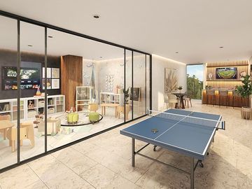 Penthouse de 2 recamaras con spa, gimnasio, club de niños, cerca de la playa en