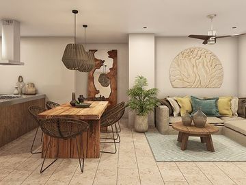 Penthouse de 2 recamaras con spa, gimnasio, club de niños, cerca de la playa en