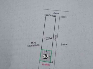 Rumah siap bangun di jln Godean KM 7