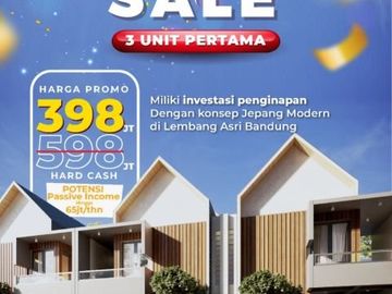 jual rumah villa lembang bandung dekat wisata lembang