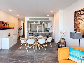 Departamento en Renta, Riva , Puerto Cancún, Cancún