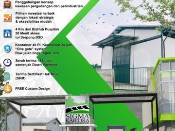 Gudang Sigma Kartika Green Warehouse Serpong Gunung Sindur