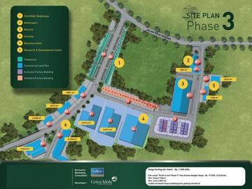 Kavling Industri Griya idola industrial park bitung tangerang