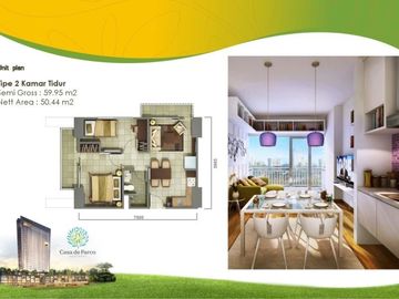 Apartemen Keren di Casa De Parco Tower Magnolia