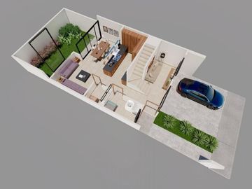 Estrena Casa, Cañadas del Arroyo, 3 Recamaras, 3.5 Baños, Doble Altura, Jardín