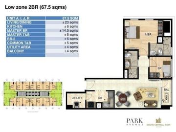 Park Avenue 2 Bedroom For Sale in Grand Central Park BGC