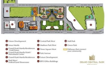 Park Avenue 2 Bedroom For Sale in Grand Central Park BGC