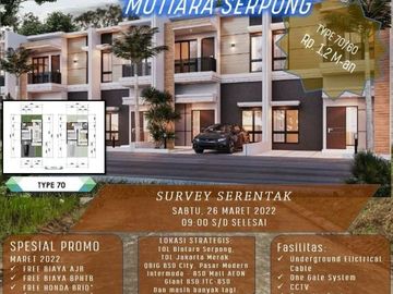 Rumah Syariah di BSD CITY Serpong Tangerang Selatan Tanpa BI Checking
