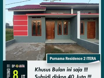 Perumahan murah banget 5 menit ke kampus itera