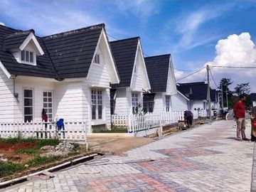 Rumah Cluster Gaya Eropa di Waru Farm Land Ciampea, Bogor