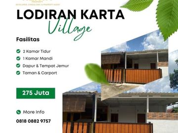 Jual Hunian Minimalis Dekat Akses Utama Exit Toll Jogja-Bawen Legalitas SHM-P Siap KPR!!!