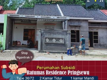 rumah subsidi di Pringsewu deket bendungan, siap huni