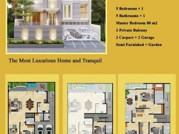 Rumah Semi Furnish Waterfront Citraland 2,5lantai Private Balcony