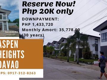 4 Bedrooms, Two-Storey Housing Loan in Aspen Heights Communal Buhangin Davao City