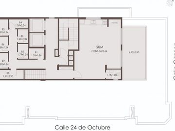 Departamento en Venta en Ituzaingo Centro, oportunidad de contado en pozo