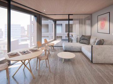 Apartamento 1 dormitorio con terraza en barrio Centro, Montevideo