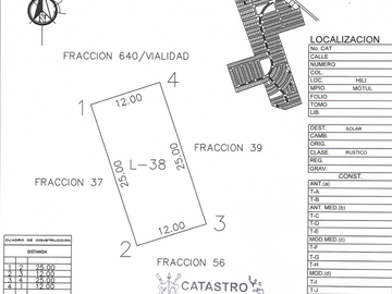 Lotes Semi-urbanizados en VENTA en Paseos Kiní Yucatán