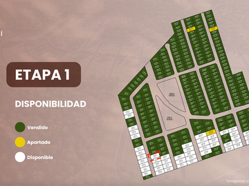 Lotes Semi-urbanizados en VENTA en Paseos Kiní Yucatán