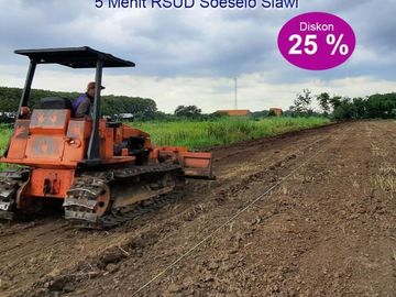 Tanah Barat Pasar Banjaran Tegal, Sertipikat SHM Luasan Ideal