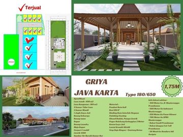 Rumah joglo di Utara Candi Prambanan