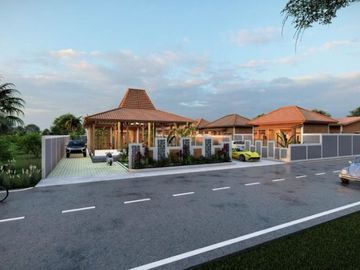Rumah joglo di Utara Candi Prambanan