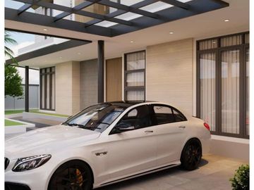 rumah mewah di jl cemara kipas komplek pemda