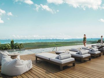 Departamento con rooftop y vista al mar, alberca infinity y mas en venta Cancún