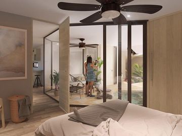 Penthouse con alberca privada, gimnasio, yoga, spa, tecnología ecológica