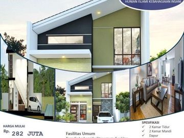 Rumah Dua Lantai 300an Juta Konsep Syariah