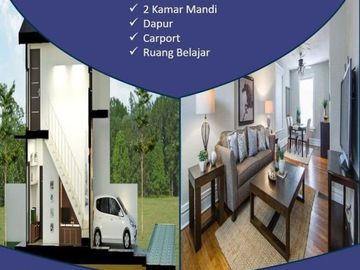 Rumah Dua Lantai 300an Juta Konsep Syariah